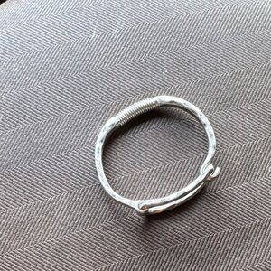 Silver Coil Bracelet